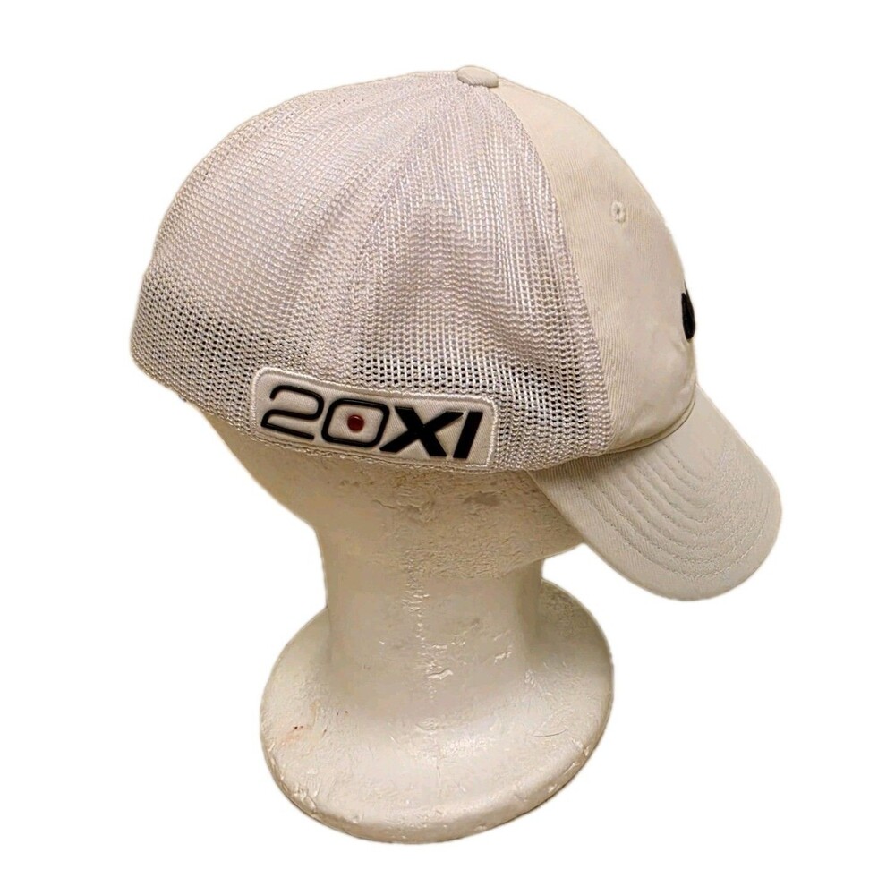 Nike Golf Flex Fit Baseball Hat Cap Embroidered Vr 20xi White Mesh Adult LG/XL - Picture 2 of 7